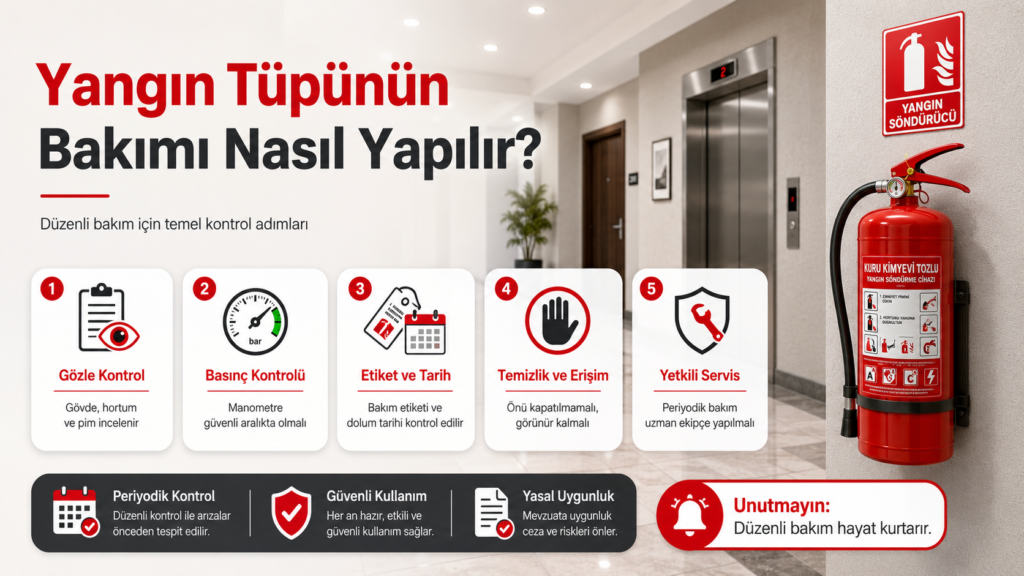 Yangın Tüpünün Bakımı Nasıl Yapılır?