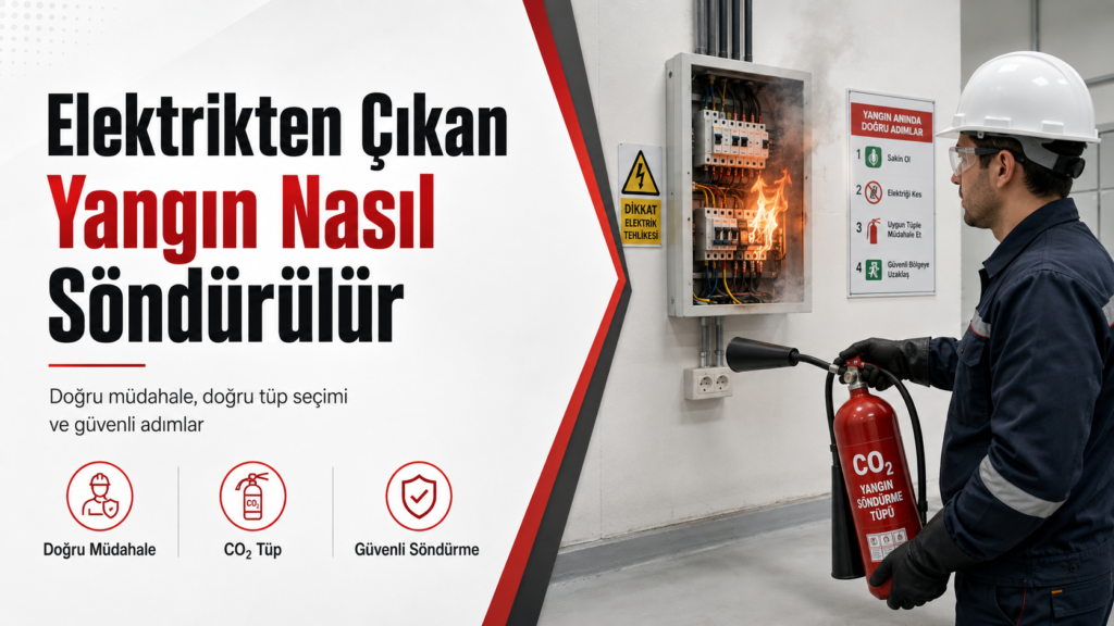 Elektrikten Çıkan Yangın Nasıl Söndürülür