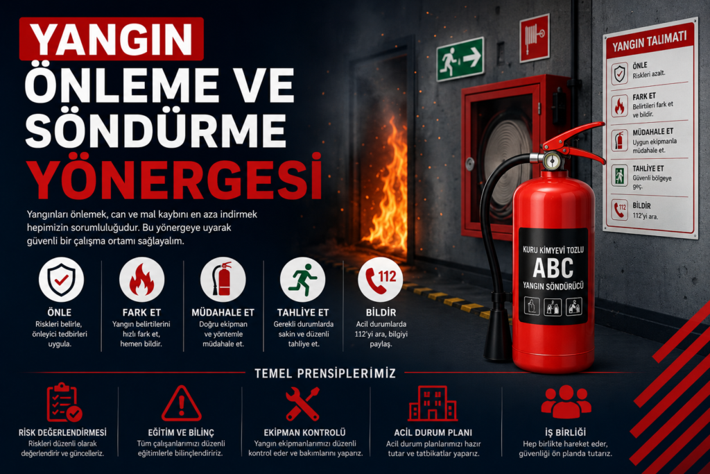 Yangın Önleme ve Söndürme Yönergesi