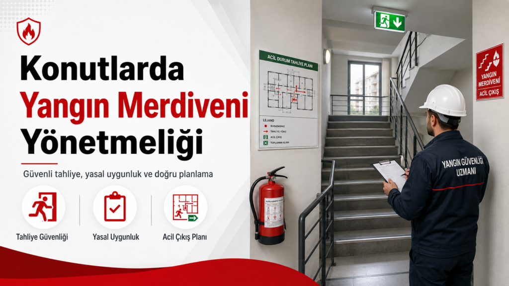 Konutlarda Yangın Merdiveni Yönetmeliği