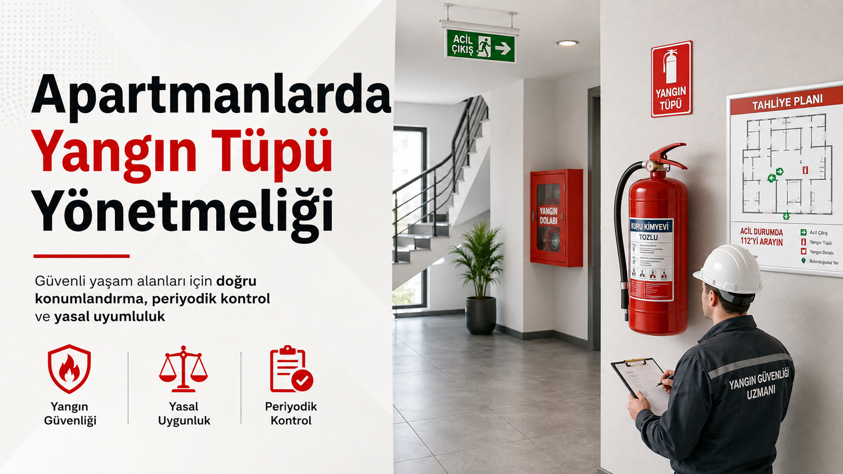 Apartmanlarda Yangın Tüpü Yönetmeliği