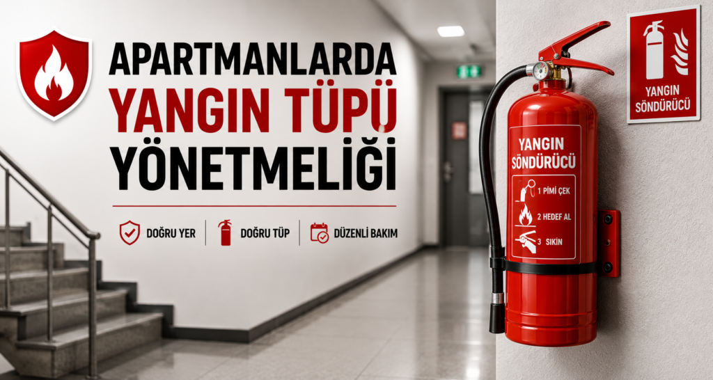 Apartmanlarda Yangın Tüpü Yönetmeliği