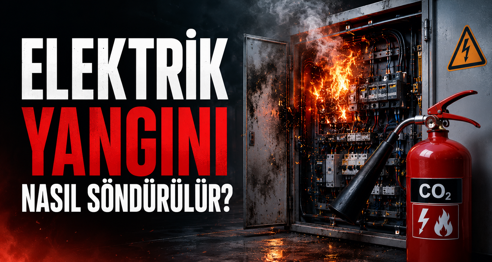 Elektrik Yangını Nasıl Söndürülür?