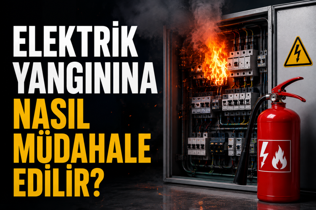 Elektrik Yangınına Nasıl Müdahale Edilir?