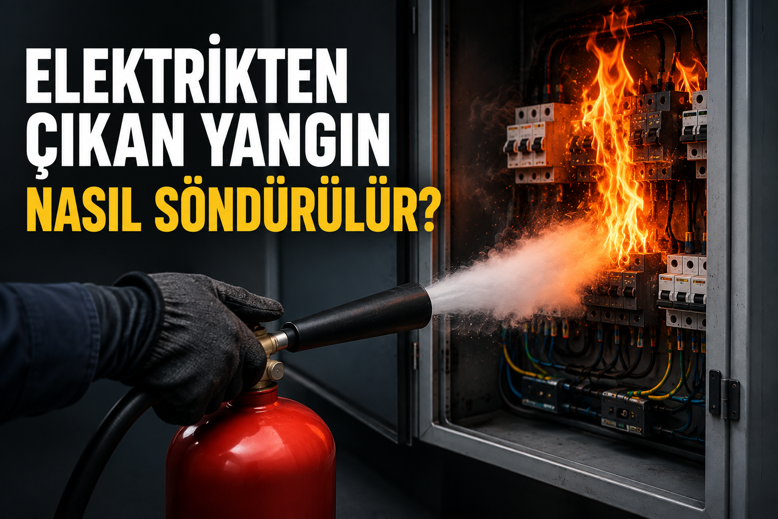 Elektrikten Çıkan Yangın Nasıl Söndürülür?